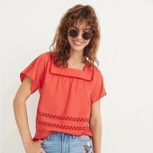 Madewell Eyelet Angelica Top